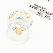 Punch Extracts - 1g Live Rosin Badder Tier4 - Banana Gushers 2.0