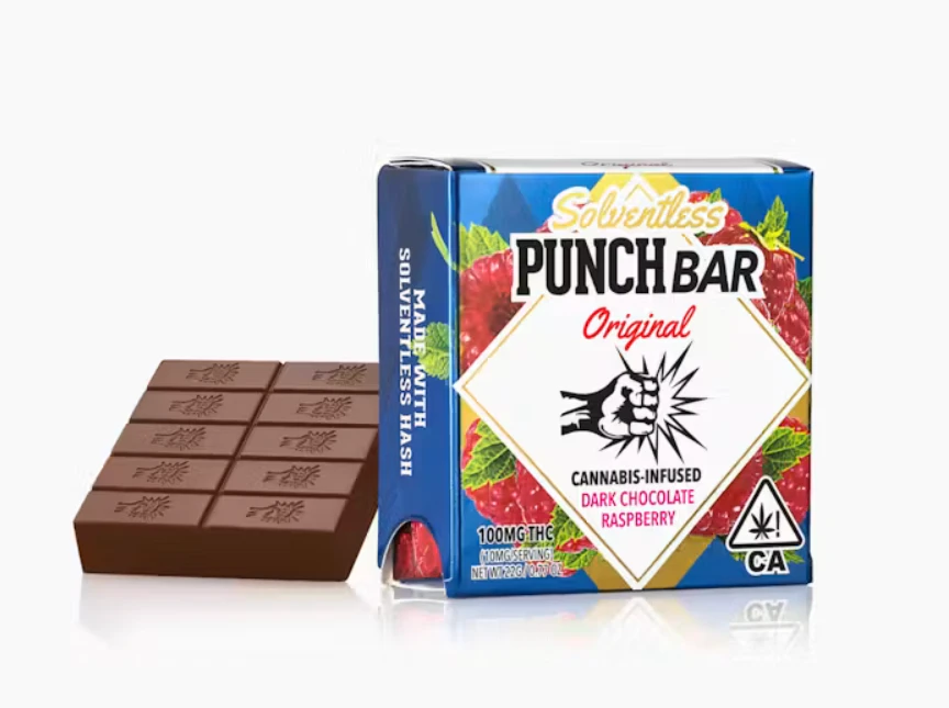 Punch Extracts - Punch Extracts Solventless Hash PunchBar Dark Chocolate Raspberry Main Image