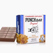 Punch Edibles & Extracts | Toffee Milk Chocolate | PunchBar 100mg