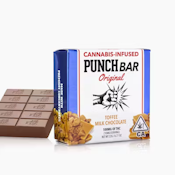 PunchBar Toffee Milk Chocolate 100mg