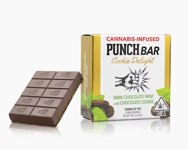 Punch Edibles - Punch Edibles - 100mg PunchBar - Dark Chocolate Mint Cookie