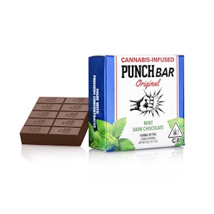 Punch Edibles - Punch Edibles Mint Dark Chocolate Punch Bar 100mg
