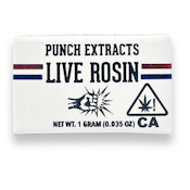 Punch - Live Rosin - Poochies Papaya - Tier 1 H&H - Concentrates - 1.0g