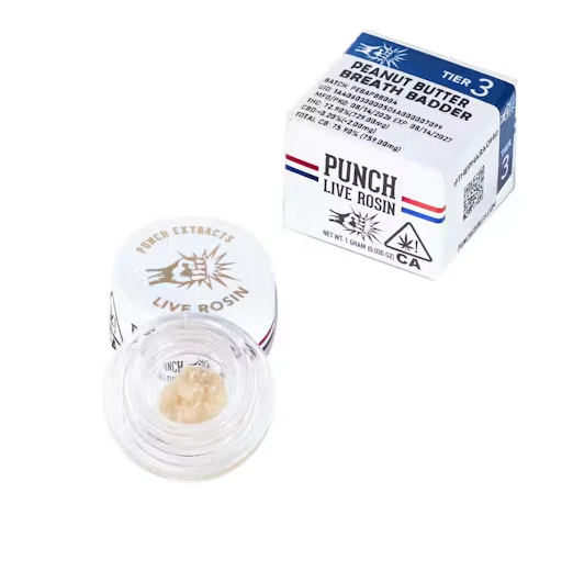 Punch Extracts - Punch Extracts T3 Live Rosin 1g Peanut Butter Breath Main Image