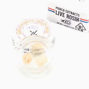 PUNCH EDIBLES & EXTRACTS - Punch Extracts - 1g Live Rosin Tier2 Half & Half - Honey Donut
