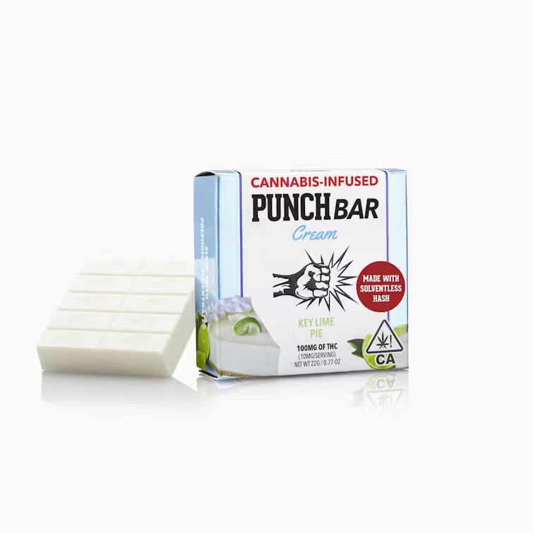 Punch Edibles & Extracts - Punch Edibles - 100mg Solventless Bar - Key Lime Pie Main Image