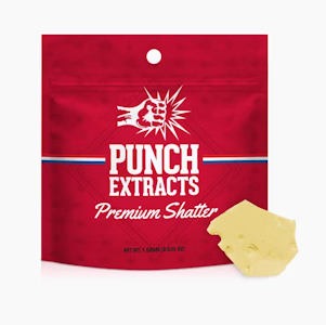 Punch Extracts - Punch Extracts - 1g BHO Shatter - Sweet Tartz