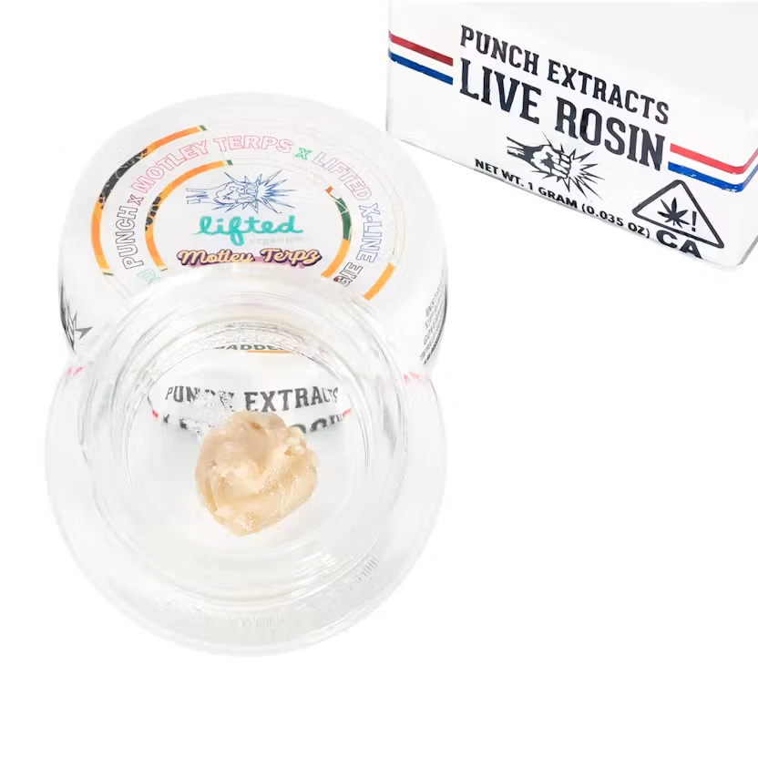 Punch - [Punch] Live Rosin Badder Tier 4 - 1g - Durban Papaya Tangie Main Image