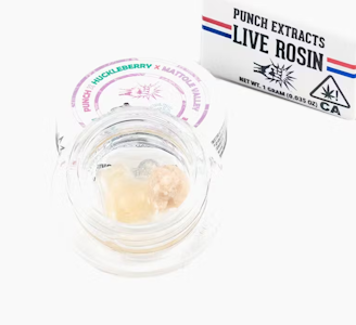 PUNCH EDIBLES & EXTRACTS - Punch - 1g Live Rosin Tier1 Half & Half - Mattole's Whitethorn Rose