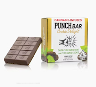 Punch Edibles - 100mg Solventless Cookie - Dark Chocolate Mint with Chocolate
