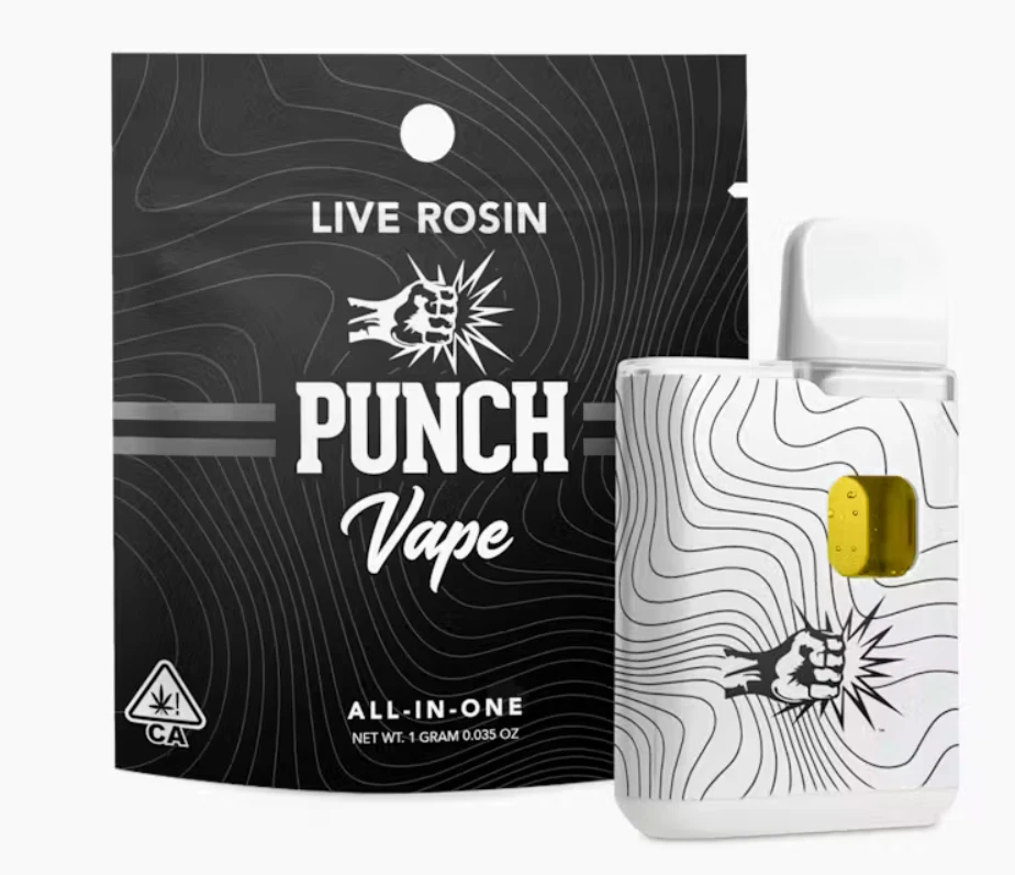 Punch Extracts - Punch Extracts Live Rosin All In One 1g Peach Ringz Main Image