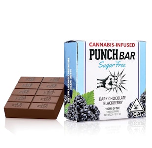 Punch Edibles - Punch Edibles - 100mg - Sugar-Free Blackberry Dark Chocolate