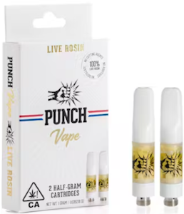 Punch - [Punch] Live Rosin Cartridge - 1g - Frozen Bananas (H)