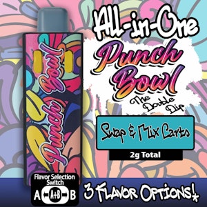 PUNCH BOWL - Punch Bowl - Pineapple Express / Blueberry Muffin, 2g DUO AIO