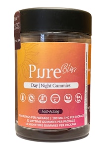 Pure Bliss - Pure Bliss - Day/Night Gummies - 20 pk (10 Mimosa Daytime / 10 Merlot Nighttime)