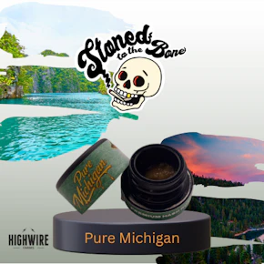 Stoned To The Bone - Pure Michigan Live Hash Rosin Melts 1g
