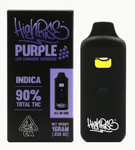 Highrise - High Rise 1g Purple AIO Disposable