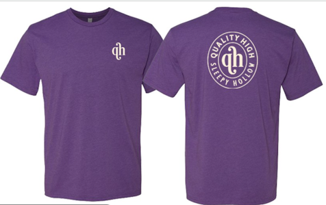 Quality High - Purple T-Shirt w/Badge - Large