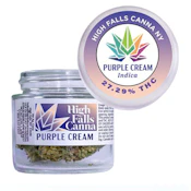 Purple Cream (I) 3.5g - 1/8oz - Flower - High Falls Canna