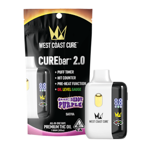 WEST COAST CURE - Granddaddy Purple (I) | 1g CUREbar All In One 2.0 | West Coast Cure