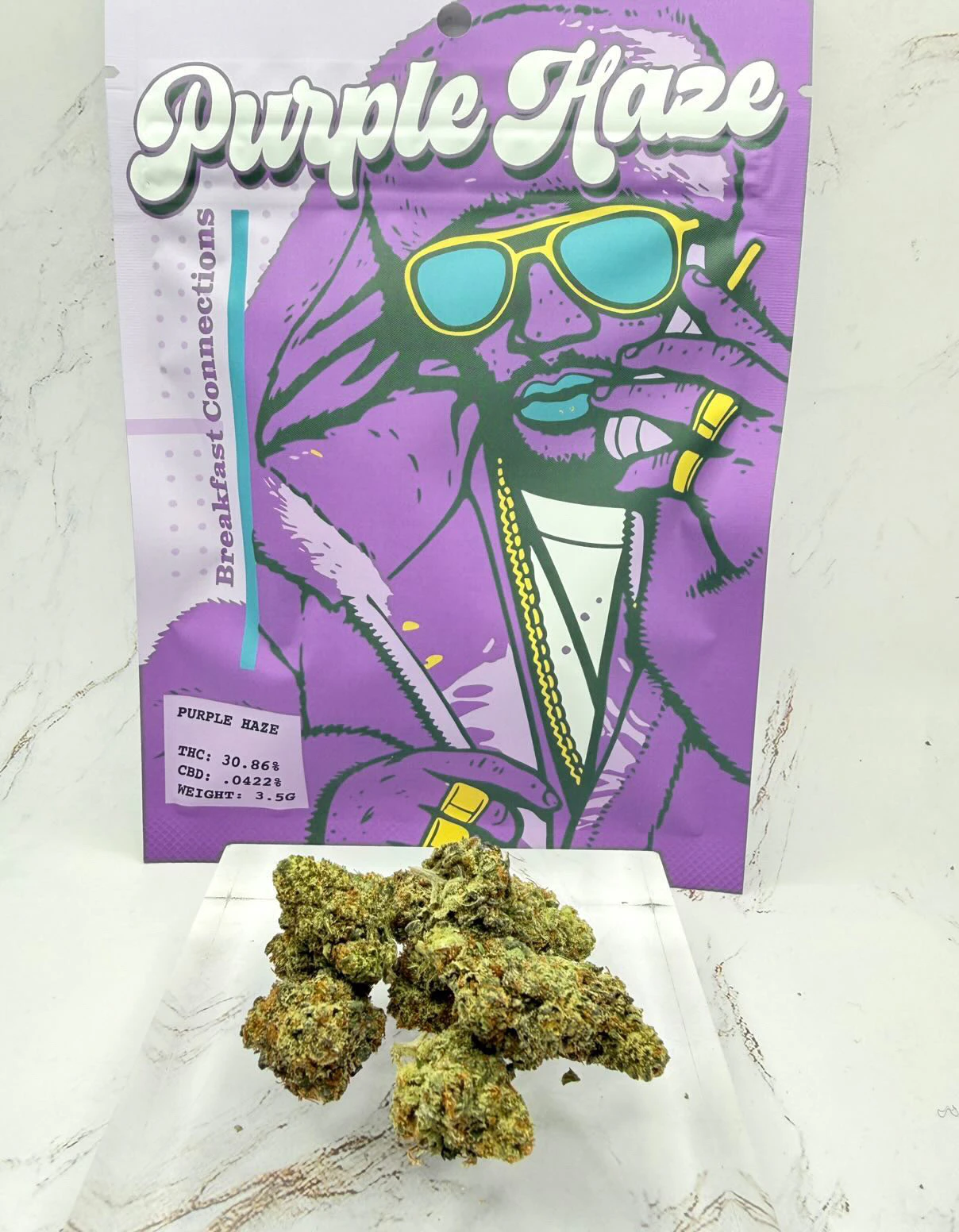 Breakfast Connections - Breakfast Connections - Purple Haze - Flower - 3.5g Main Image