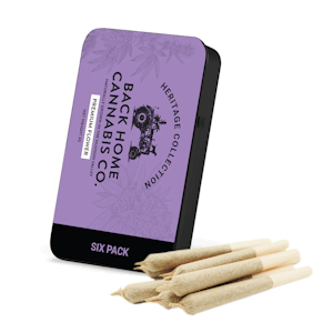 Back Home Cannabis - Back Home Cannabis Co. | Northern Lights | 6pk pre rolls