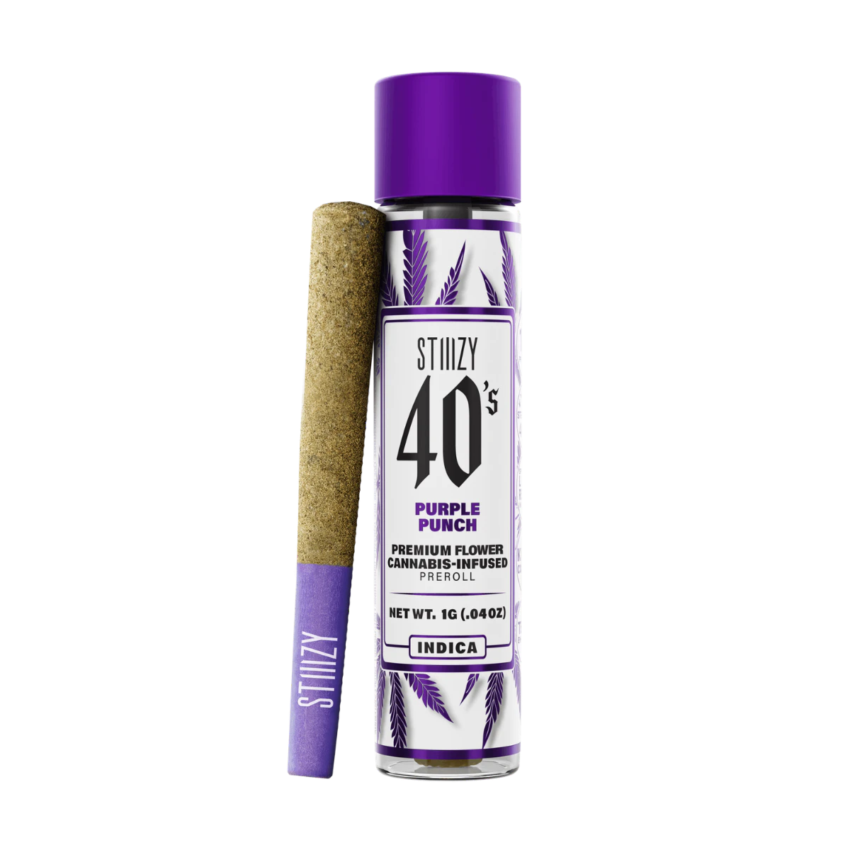STIIIZY - Purple Punch (I) | 1g Infused 40s Preroll | Stiiizy Main Image