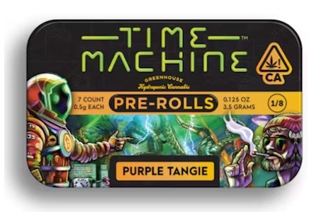 TIME MACHINE - Time Machine .5g Purple Tangie Preroll 7pk