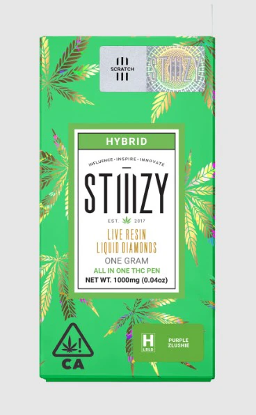 STIIIZY - Stiiizy 1g Purple Zlushie Liquid Diamond AIO Disposable  Main Image