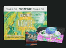 Purple Trainwreck -Hybrid- 28.5% THC | 14g Kief Infused Pre-Ground Flower | Revert   -o9 front