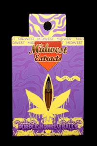 MIDWEST EXTRACTS - Midwest Extracts Purple Monkey Balls 1G Cart