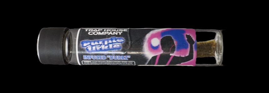 TRAP HOUSE - THC Purple Urkle Dubbz | 1.25g THC-A Covered Infused Pre-Roll