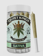 Quiet Kings 5pk Prerolls 2.5g Durban Haze