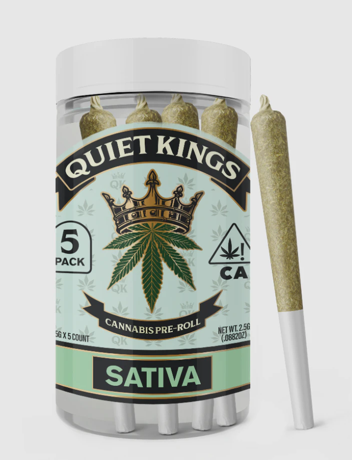 Quiet Kings - Quiet Kings 5pk Prerolls 2.5g Platinum Jack Main Image