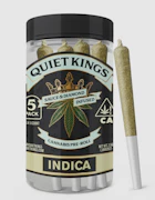 Quiet Kings Infused 5pk Prerolls 2.5g Grape God *