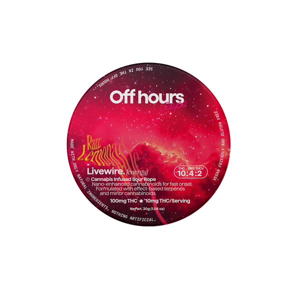 OFFHOURS | Razz-Lemonade (Livewire) Rope - 100mg Edible