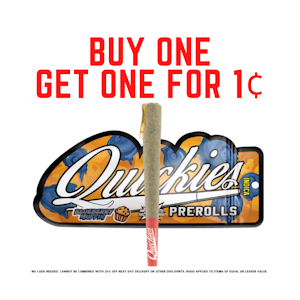 Quickies Prerolls - QP Blueberry Muffin Infused Pre-Roll 1g (I)