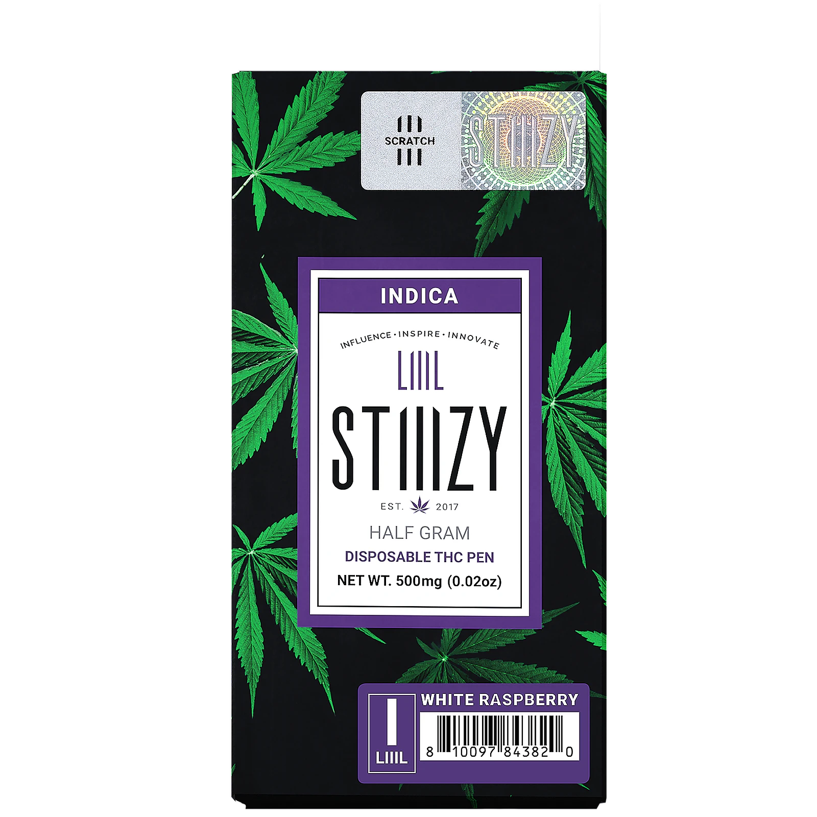 STIIIZY - Stiiizy Liiil All In One .5g White Raspberry Main Image