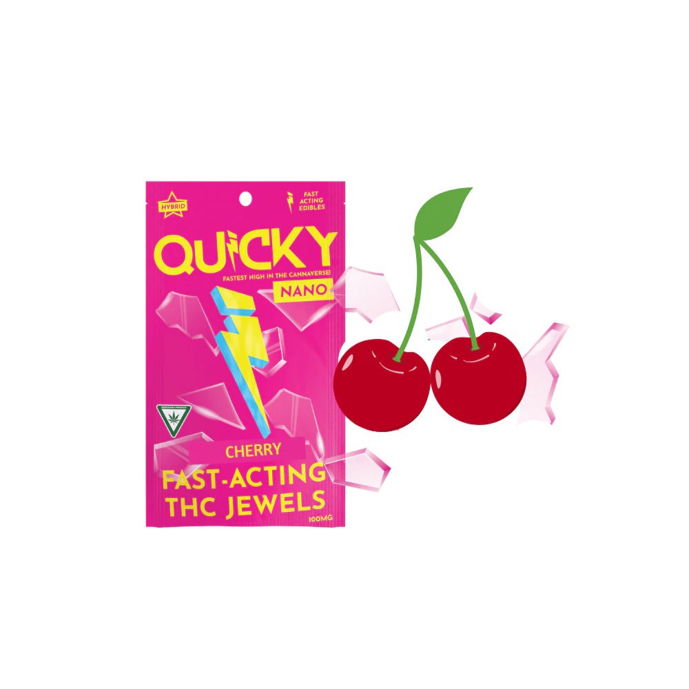 QUICKY - Cherry 100mg Hard Jewels (10x10mg) - QUICKY  Main Image