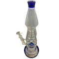 GLASS: QUAD ROCKET RECYCLER BONG
