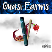 Quasi Farms Black Cherry MAC Cured Badder Infused Preroll 1g