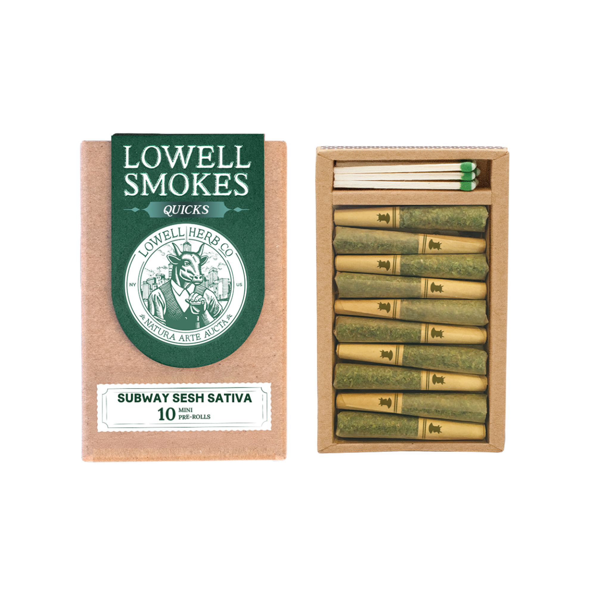 Subway Sesh | Preroll | 0.35g x 10pk | Lowell Smokes