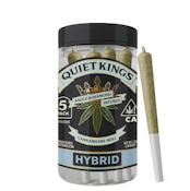 Quiet Kings - 5pk Orange Gelato - Sauce & Diamonds Infused Prerolls - Hybrid - 2.5g