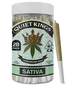 QUIET KINGS - Quiet Kings 28pk Prerolls 14g Paradise Cookies