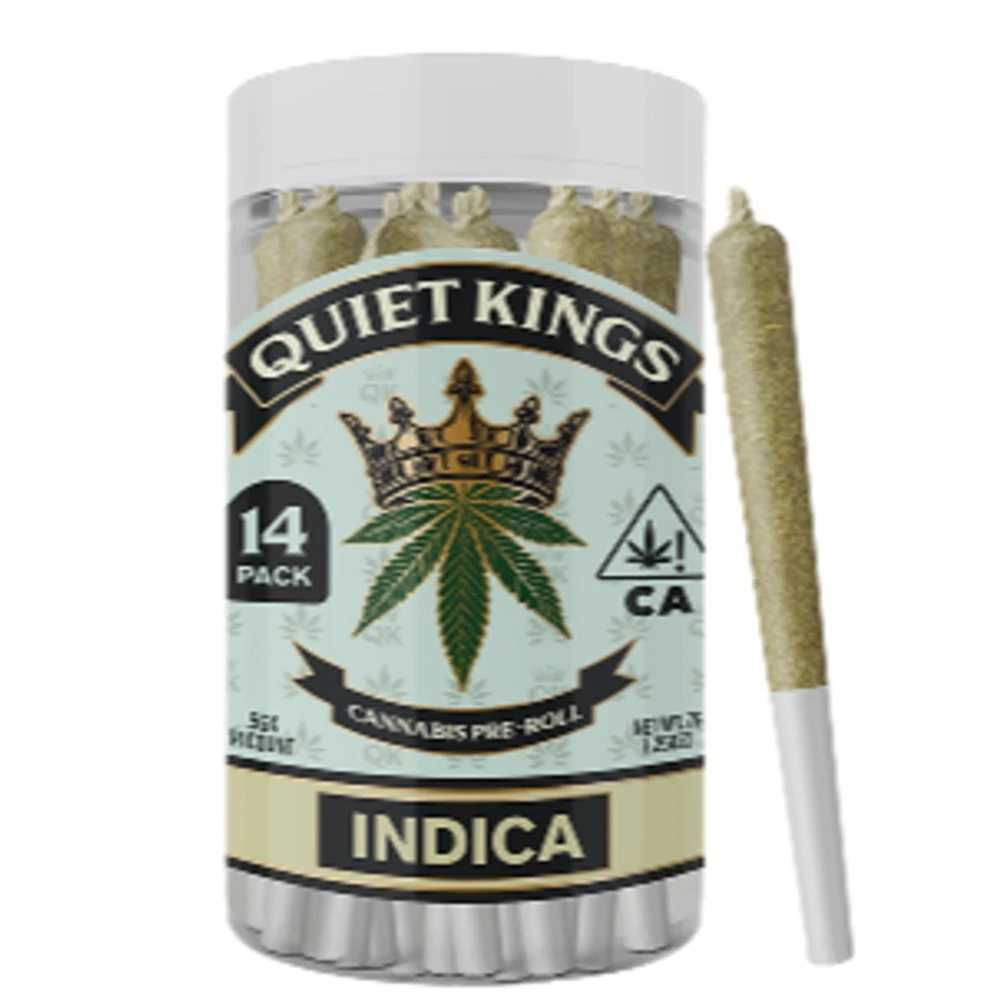 Quiet Kings - Quiet Kings Citrus Kush (I) Preroll 14pk 7g Main Image