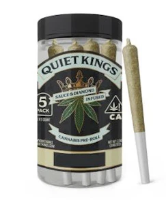 QUIET KINGS - Quiet Kings Infused 5pk Prerolls 2.5g Lemon Zest