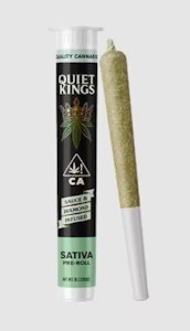 QUIET KINGS - Quiet Kings Infused Preroll 1g Cantaloupe Kush
