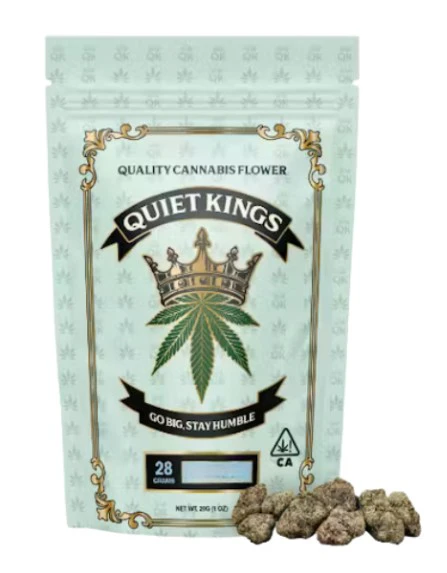 Quiet Kings -  QUIET KINGS: Cookie Kush 28g - Greenhouse Flower (H) Main Image