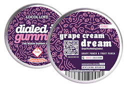 Dialed In - Gummies - Grape Cream Dream - 100mg