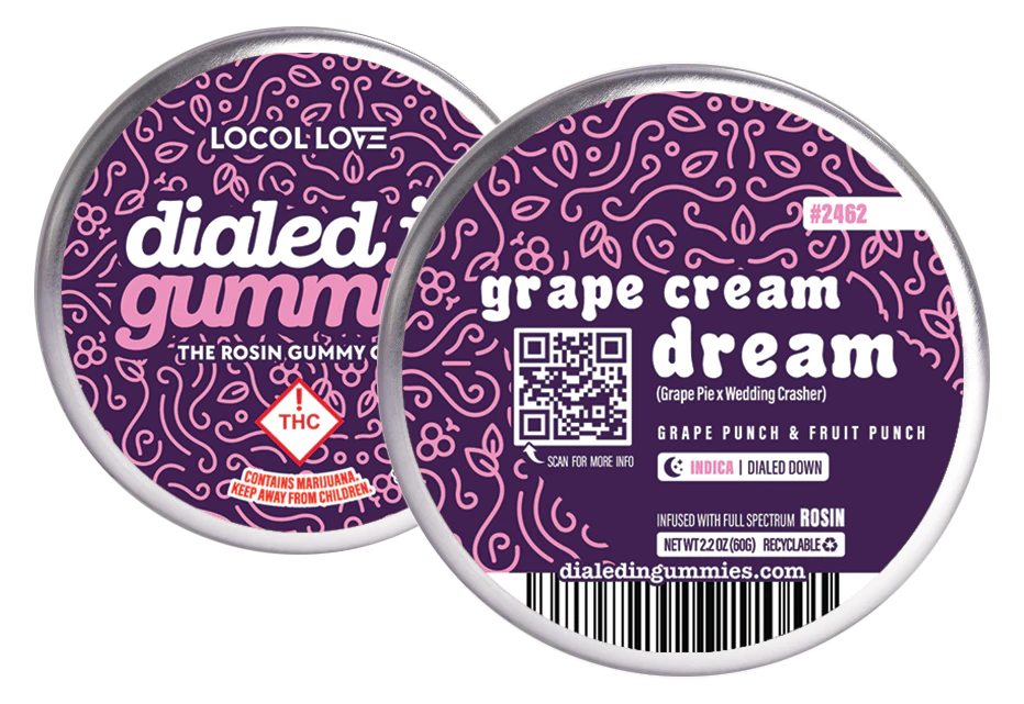 Dialed In - Dialed In - Gummies - Grape Cream Dream - 100mg Main Image
